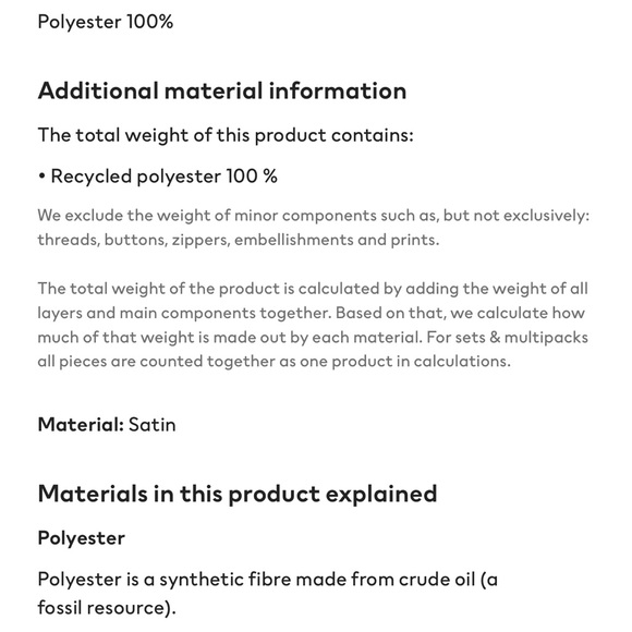 H&M satin robe (current item) - Picture 8 of 10